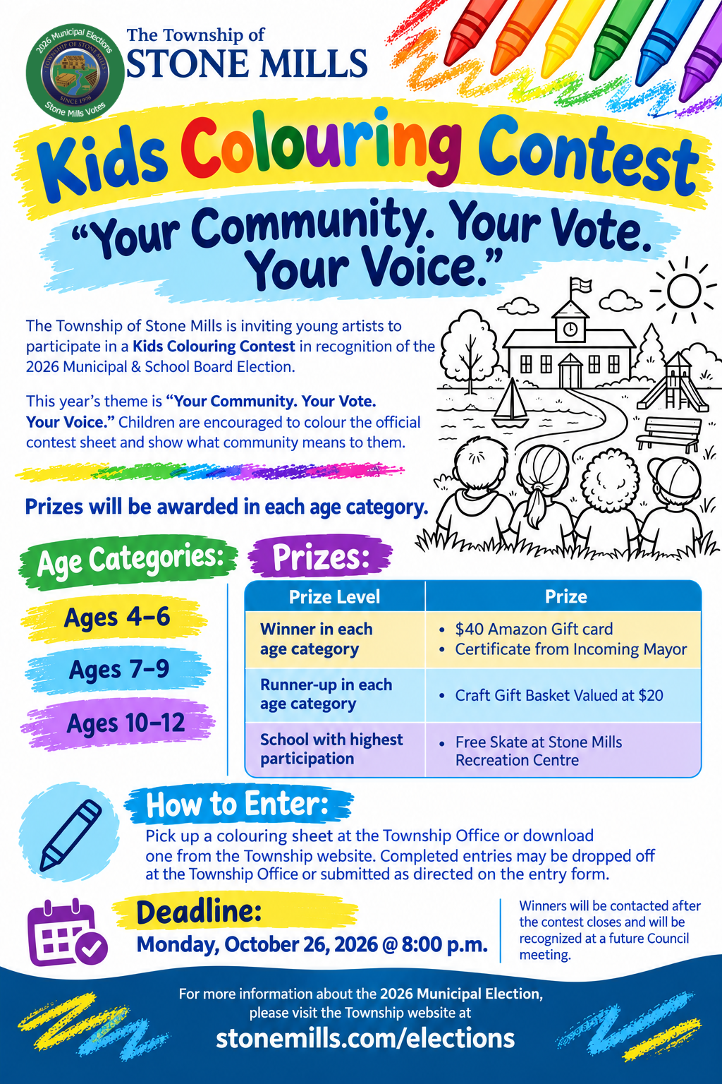 Colouring Contest Poster