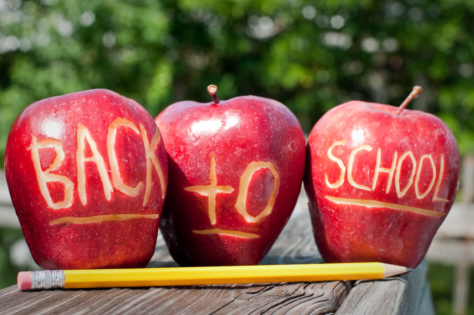 apples back to school
